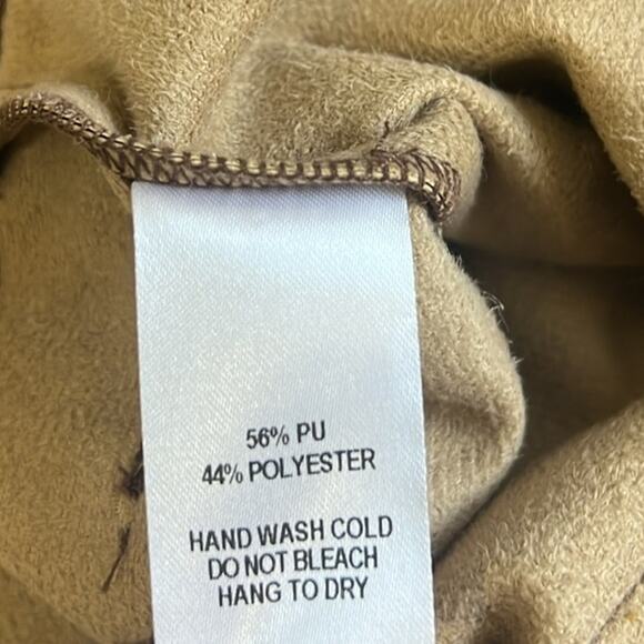 Lulus Brown Take a Ride Brown Vegan Leather Paperbag High Waisted Shorts - Picture 7 of 7